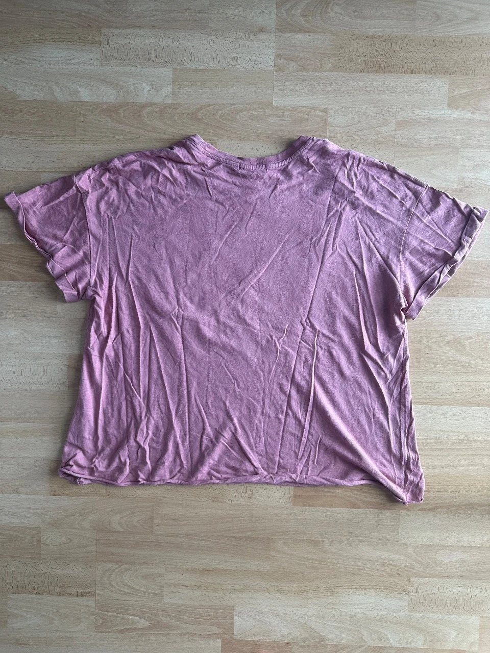 Camiseta Bershka estilo Y2K rosa polvoroso con estampado de Flamingo Café - Talla S – photo 3
